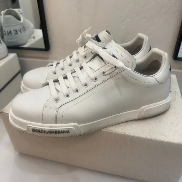 Dolce & Gabbana Classic White Sneakers